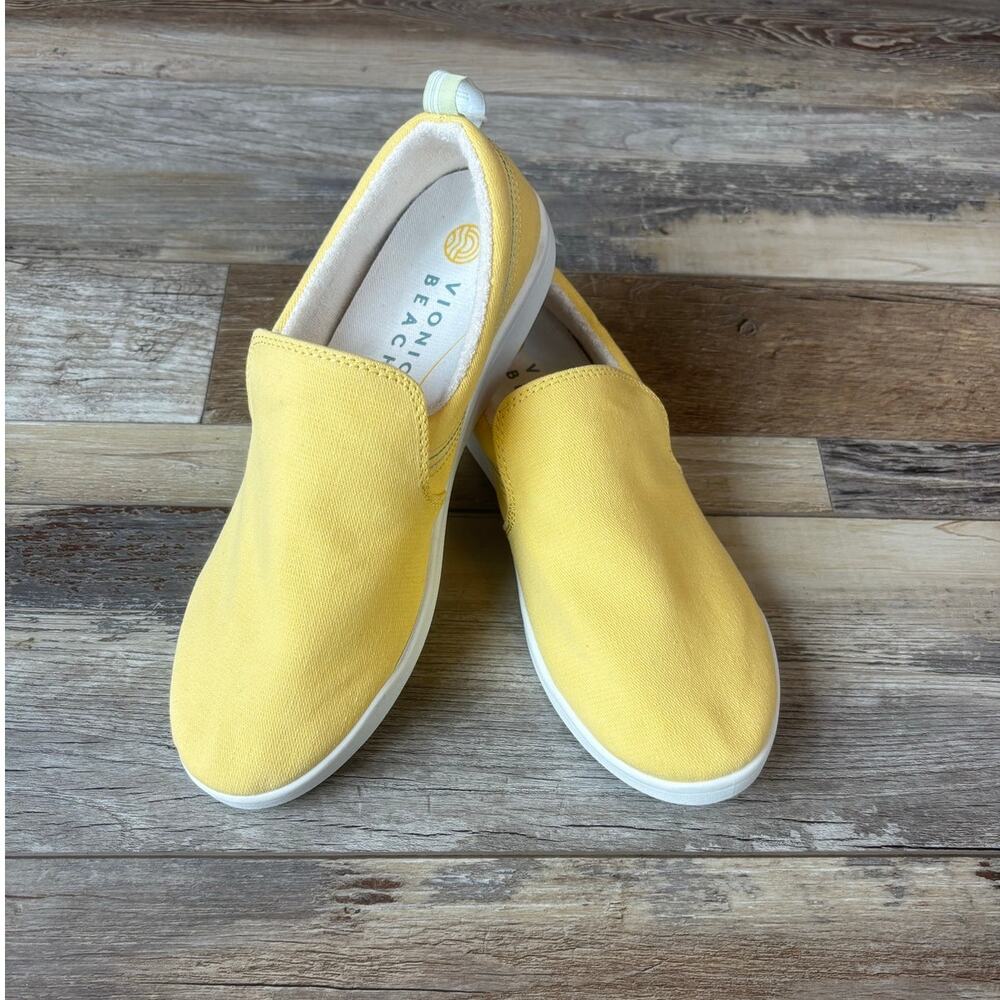 VIONIC Beach Marshall Slip On Comfort Sneaker, Womens Size 7.5M Vapor Canvas